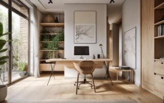 Arbeitszimmer bei Lagerung privater Gegenstände 1 Arbeitszimmer bei Lagerung privater Gegenstände